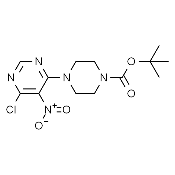 1-Boc-4-(6-氯-5-硝基-4-嘧啶)哌嗪