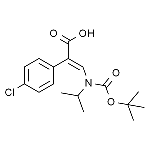 (E)-N-Boc-N-异丙基-3-胺-2-(4-氯苯基)丙烯酸