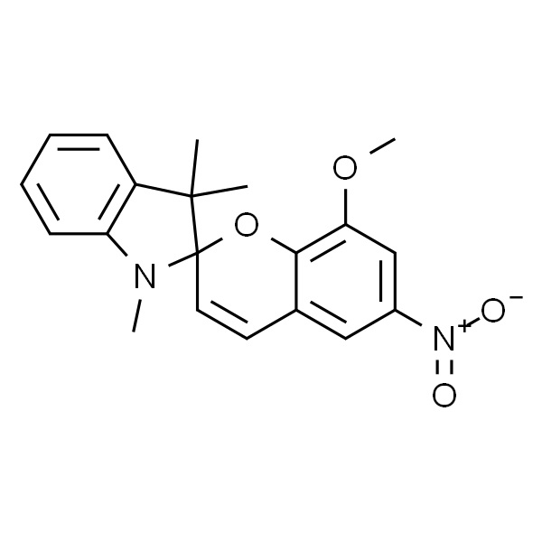 1',3'-二氢-8-甲氧基-1',3',3'-三甲基-6-硝基螺[2H-1-苯并吡喃-2,2'-[2H]吲哚]
