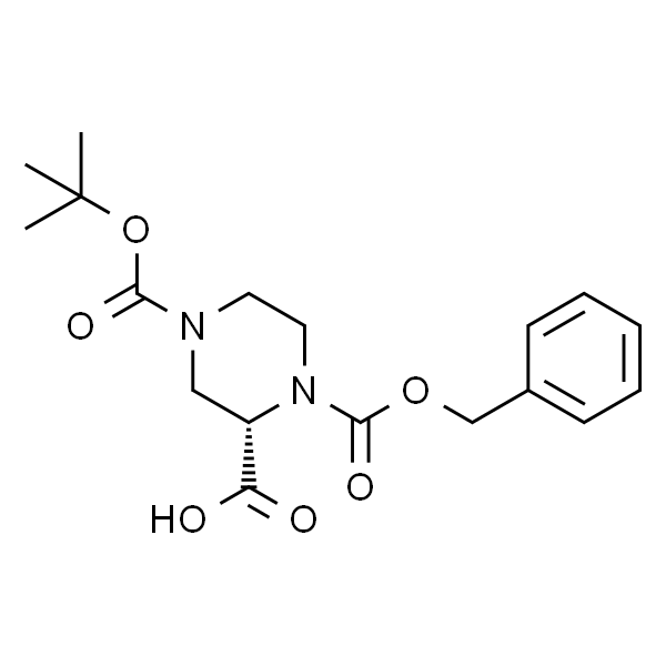 (S)-N-4-Boc-N-1-Cbz-2-哌嗪甲酸