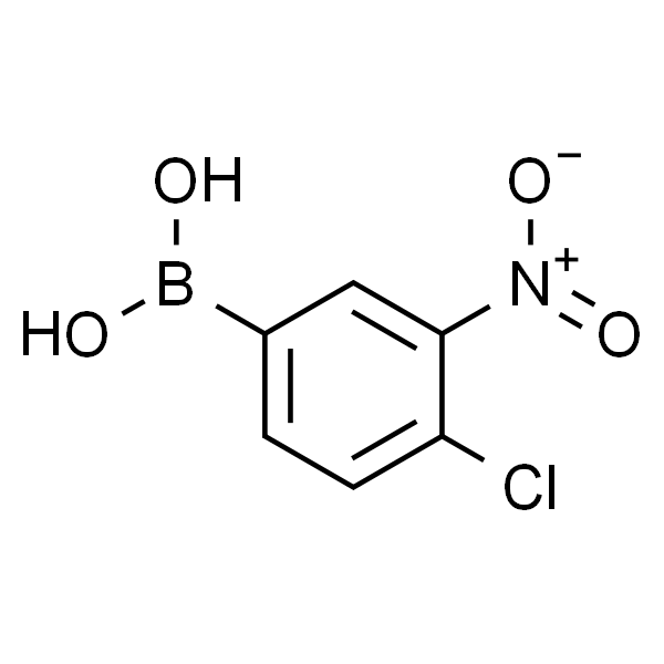 4-氯-3-硝基苯硼酸 (含有数量不等的酸酐)