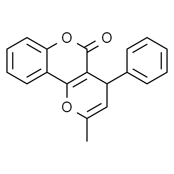 rac-2-Methyl-4-phenyl-4H-pyrano[3,2-c]benzopyran-5-one