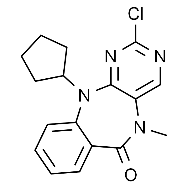 2-氯-11-环戊基-5-甲基-5H-苯并[e]嘧啶并[5,4-b][1,4]二氮杂-6(11H)-酮