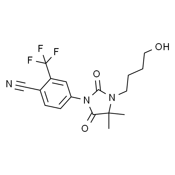 4-[3-(4-羟基丁基)-4,4-二甲基-2,5-二氧代-1-咪唑啉]-2-(三氟甲基)苯甲腈