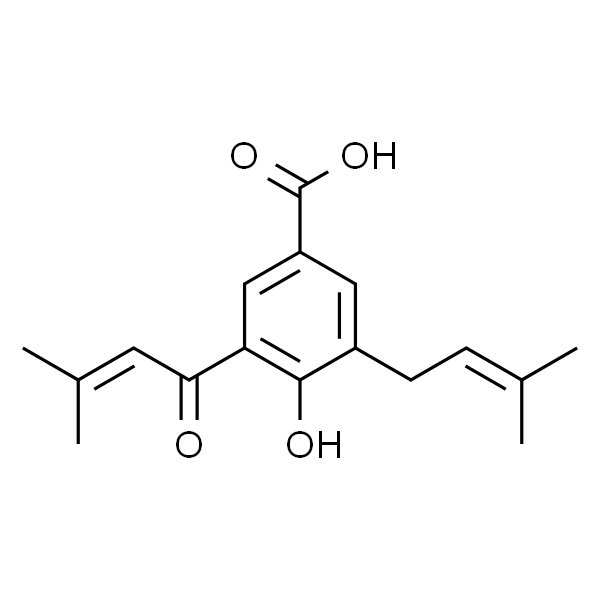 4-Hydroxy-3-(3-methyl-2-butenoyl