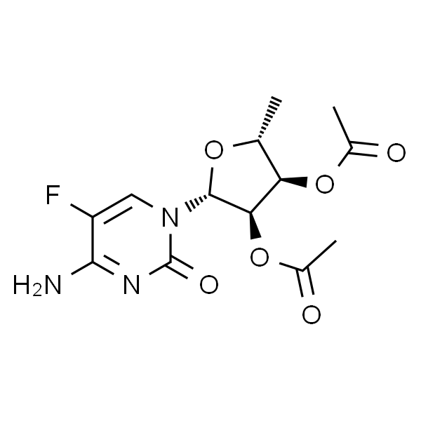 2',3'-二-O-乙酰基-5'-脱氧-5-氟-D-胞啶