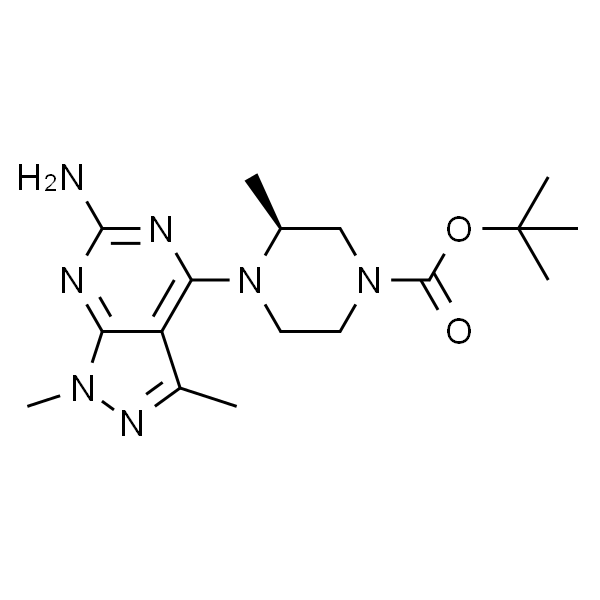 (S)-叔丁基4-(6-氨基-1,3-二甲基-1H-吡唑并[3,4-d]嘧啶-4-基)-3-甲基哌嗪-1-甲酸叔丁酯