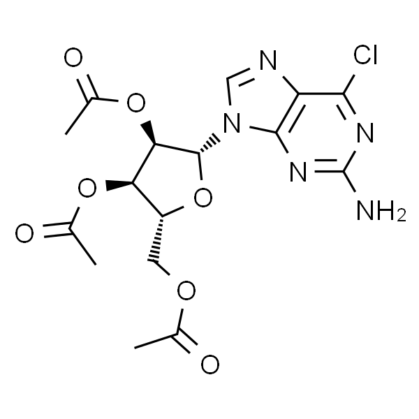 2'',3'',5''-三-O-乙酰-2-氨基-6-氯嘌呤核苷