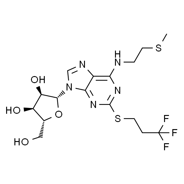 (2R,3S,4R,5R)-2-(羟甲基)-5-(6-((2-(甲硫基)乙基)氨基)-2-((3,3,3-三氟丙基)硫代)-9H-嘌呤-9-基)四氢呋喃-3,4-二醇