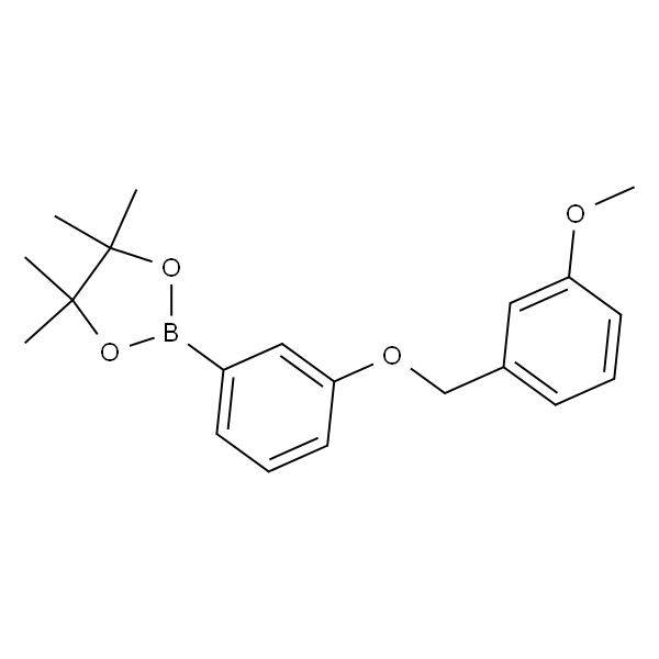 2-(3-((3-甲氧基苄基)氧基)苯基)-4,4,5,5-四甲基-1,3,2-二氧杂环戊烷
