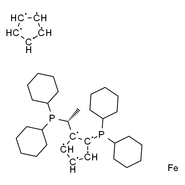 (R)-(-)-1-[(S)-2-( 二环己基膦基)二茂铁基]乙基二环己基膦