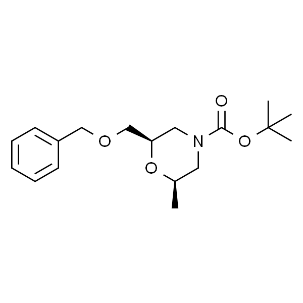 tert-Butyl (2R,6R)-2-((benzyloxy)methyl)-6-methylmorpholine-4-carboxylate