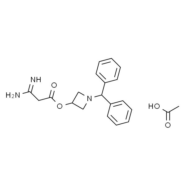 1-二苯甲基-3-氮杂环丁烷基脒基乙酸酯单乙酸盐