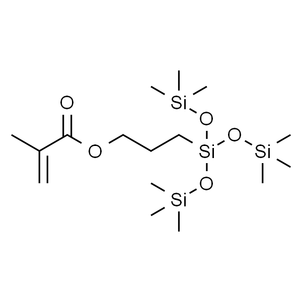 甲基丙烯酸3-[三(三甲基硅氧基)硅基]丙酯 (含稳定剂MEHQ)