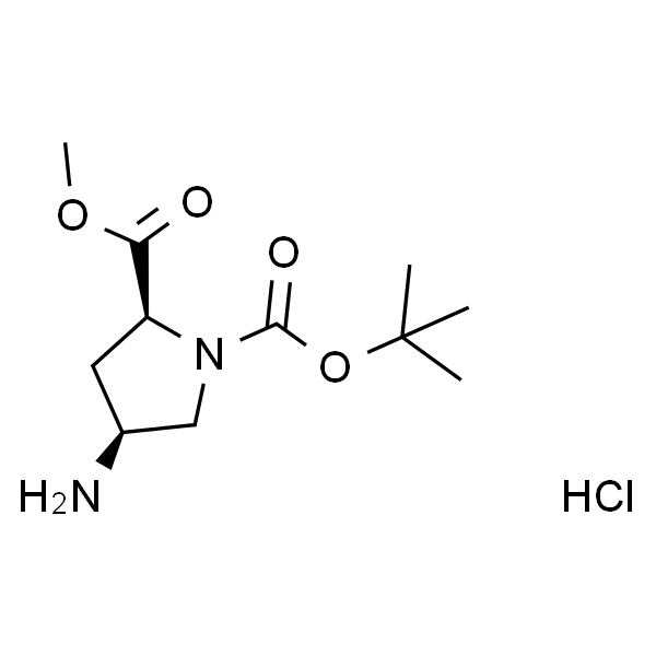 (2S,4S)-1-叔丁氧羰基-4-氨基吡咯烷-2-羧酸甲酯盐酸盐