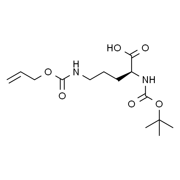 N-叔丁氧羰基-N''-[(烯丙氧基)羰基]-L-鸟氨酸