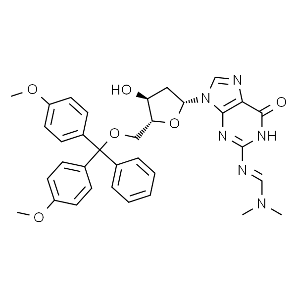 N'-(9-((2R,3R,5S)-3-(双(4-甲氧基苯基)(苯基)甲氧基)-5-(羟甲基)四氢呋喃-2-基)-6-氧代-6,9-二氢-1H-嘌呤-2-基)-N,N-二甲基甲酰亚胺