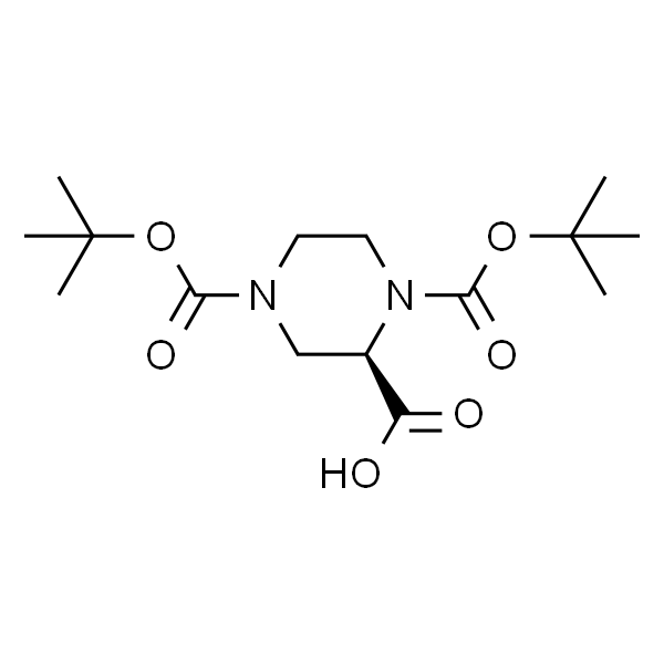 (R)-1,4-双(叔丁氧羰基)哌嗪-2-羧酸