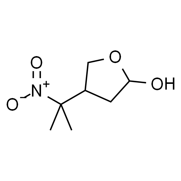 2-Hydroxy-4-(1-methyl-1-nitroethyl)-tetrahydrofuran (Mixture of Diastereomers)