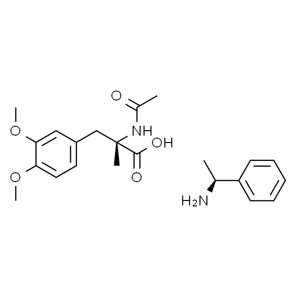 N-乙酰-D-α-甲基多巴二甲醚(+)α-甲基苄胺盐