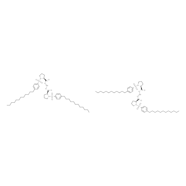 四[(S)-(-)-N-(对十二烷基苯磺酰)脯氨酸]二铑(II)