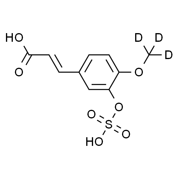 Isoferulic Acid-d3 3-O-Sulfate Disodium Salt