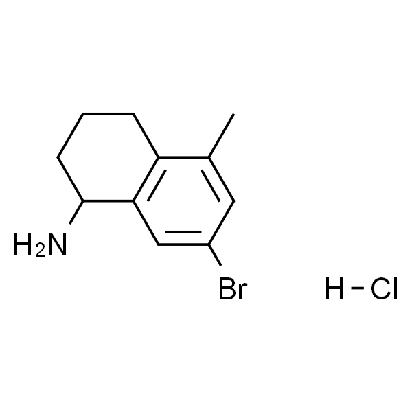 7-溴-5-甲基-1,2,3,4-四氢萘-1-胺盐酸盐