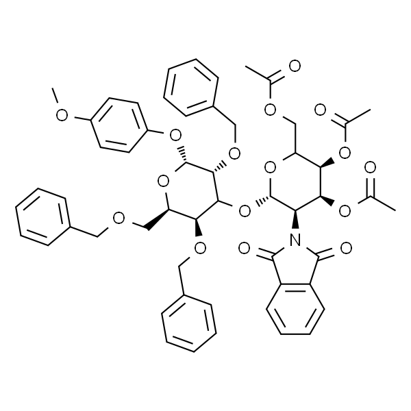 GlcNPhth[346Ac]β(1-3)Gal[246Bn]-β-MP