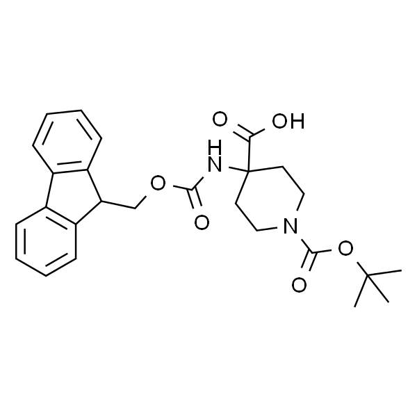 1-(N-Boc)-4-(N-FMOC-氨基)-4-哌啶甲酸