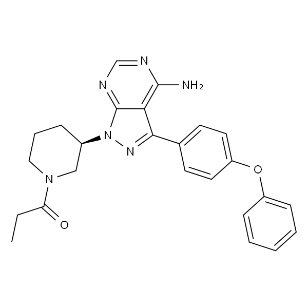 (R)-1-(3-(4-氨基-3-(4-苯氧基苯基)-1H-吡唑并[3,4-d]嘧啶-1-基)哌啶-1-基)丙-1-酮（伊布替尼/依鲁替尼杂质）