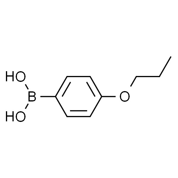 4-丙氧基苯硼酸 (含有数量不等的酸酐)