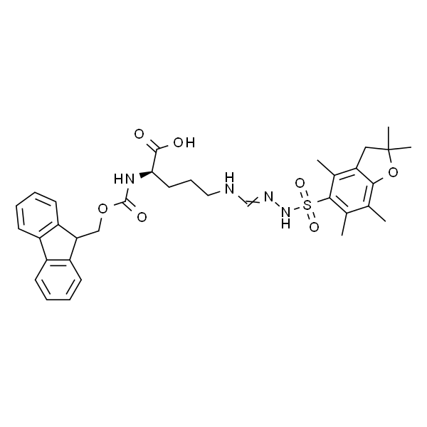 Nalpha-Fmoc-Nomega-(2,2,4,6,7-五甲基二氢苯并呋喃-5-磺酰基)-D-精氨酸