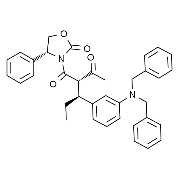 (4R)-3-[(2S,3S)-2-Acetyl-3-[3-[bis(phenylmethyl)amino]phenyl]-1-oxopentyl]-4-phenyl-2-oxazolidinone