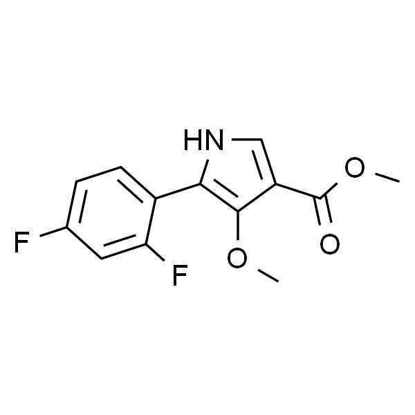 5-(2,4-二氟苯基)-4-甲氧基-1H-吡咯-3-羧酸甲酯