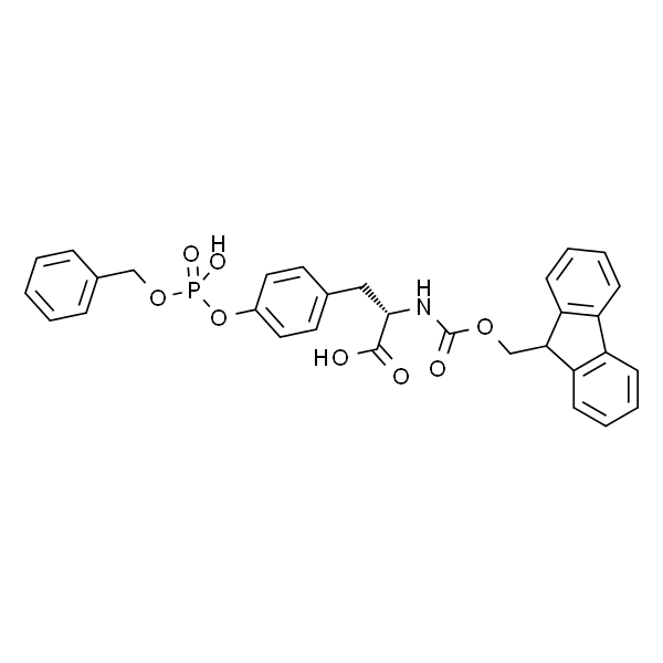 (2S)-2-((((9H-芴-9-基)甲氧基)羰基)氨基)-3-(4-(((苄氧基)(羟基)磷酰基)氧基)苯基)丙酸