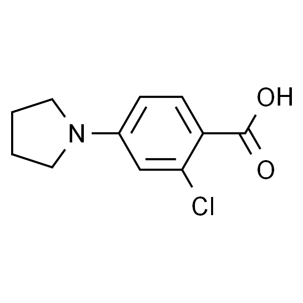 2-氯-4-(1-吡咯烷基)苯甲酸