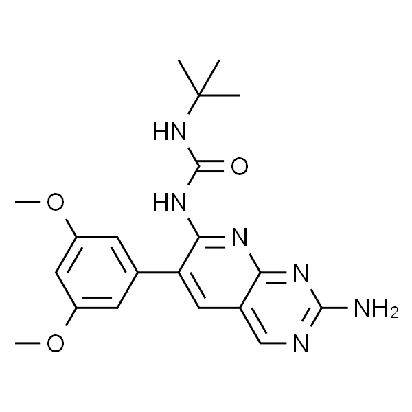 1-(2-氨基-6-(3,5-二甲氧基苯基)吡啶并[2,3-d]嘧啶-7-基)-3-(叔丁基)脲