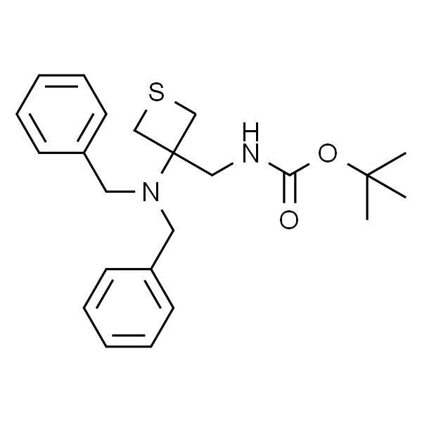 tert-Butyl ((3-(dibenzylamino)thietan-3-yl)methyl)carbamate