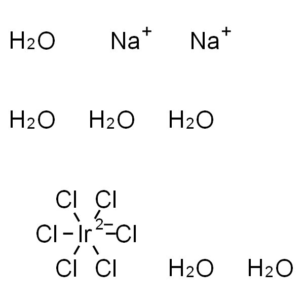 六氯代铱(IV)酸钠六水合物, Ir 33.9% 最低
