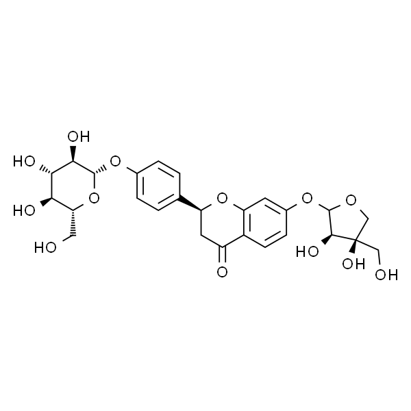 甘草苷元-7-O-D-芹糖-4'-O-D-葡萄糖苷