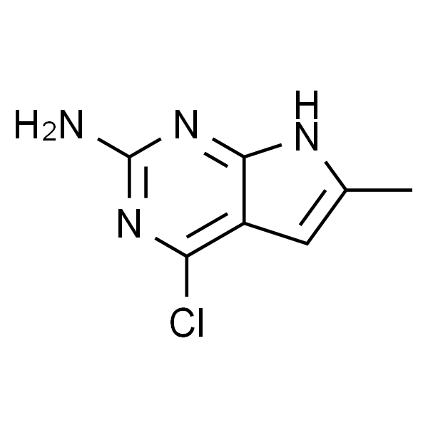 2-氨基-4-氯-6-甲基-7H-吡咯并[2,3-d]嘧啶