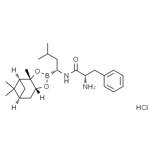 (alphaS)-alpha-氨基-N-[(1R)-1-[(3aS,4S,6S,7aR)-六氢-3a,5,5-三甲基-4,6-甲桥-1,3,2-苯并二氧硼烷-2-基]-3-甲基丁基]苯丙酰胺盐酸盐