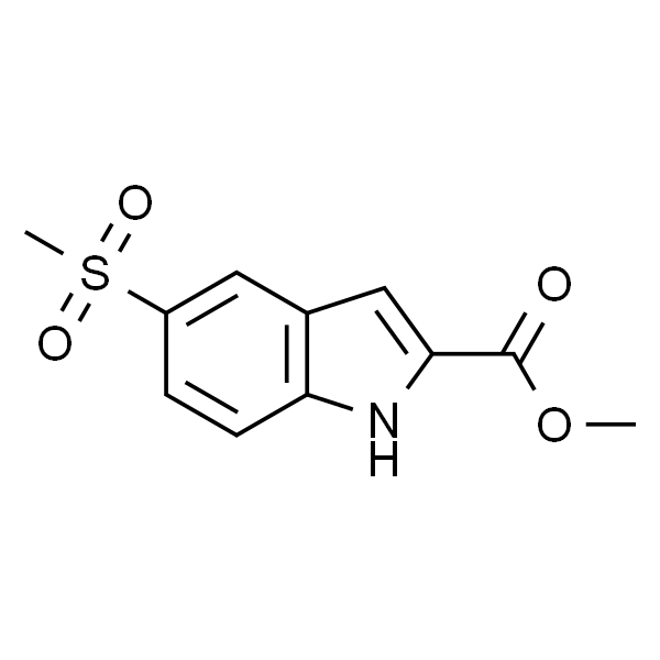 5-甲基磺基吲哚-2-甲酸甲酯