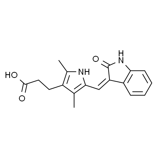 (Z)-3-(2,4-二甲基-5-((2-氧代吲哚啉-3-亚基)甲基)-1H-吡咯-3-基)丙酸