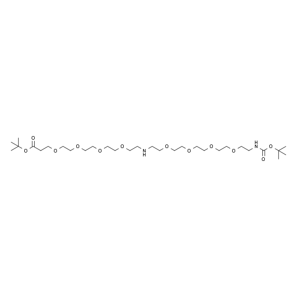 N-(Boc-PEG4)-NH-PEG4-NH-Boc