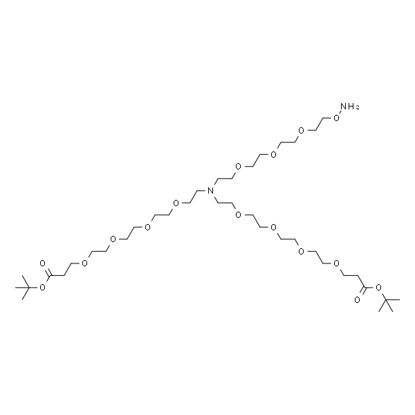 N-(Aminooxy-PEG3)-N-bis(PEG4-Boc)