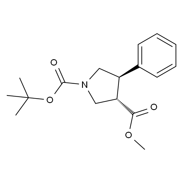 反式-1-（叔丁基）3-甲基4-苯基吡咯烷-1，3-二羧酸