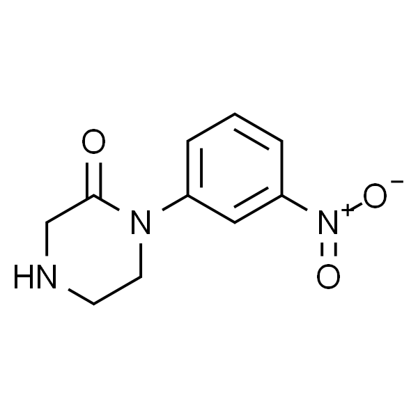 1-(3-硝基苯基)哌嗪-2-酮