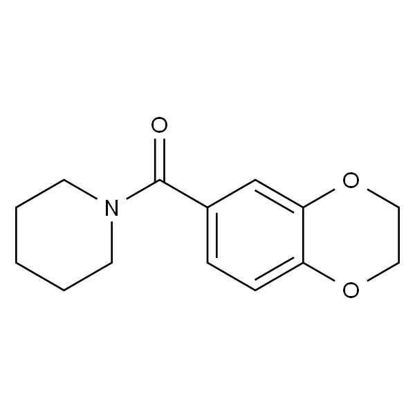 苯并二氧六环-6-(1-哌啶基)甲酰胺