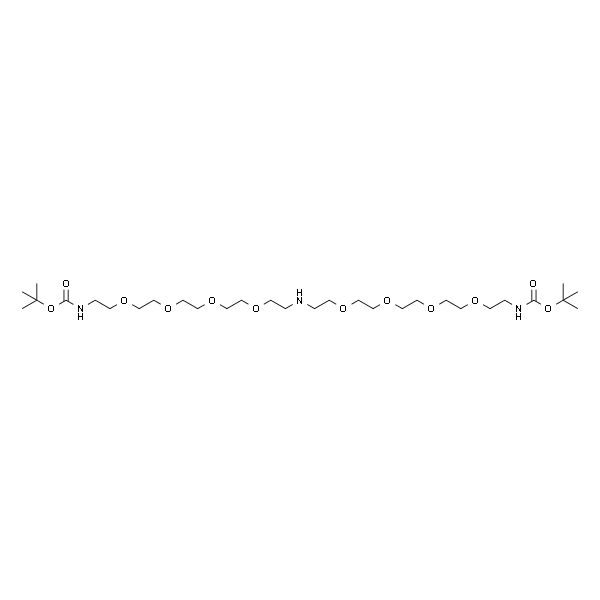 NH-bis(PEG4-C2-NH-Boc)